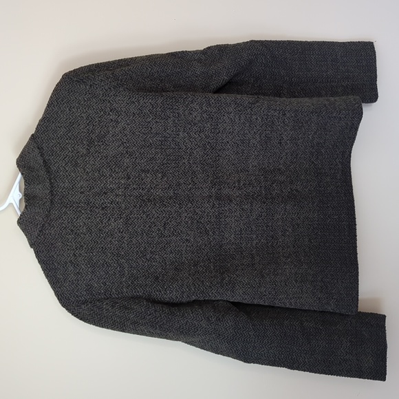 Jaclyn Smith Acrylic Open Weave Lightweight Blazer Jacket Size 10 Green Pattern - Picture 6 of 14